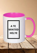 Egyedi színes bögre